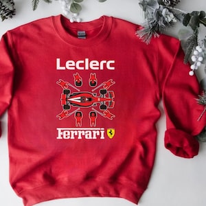 Charles Leclerc Sweatshirt, Car Racing Sweat, Racing Gift, Motor Sports Sweat, Racing Car Driver Sweat, Leclerc Sweatshirt, Ferrari Sweat
