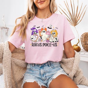Hocus Poke-us Witch Nurse Halloween Shirt, Medical Lab Tech Halloween Shirt, ER Crew Shirt, Spooky Health Professional Shirt, Hocus Poke-us