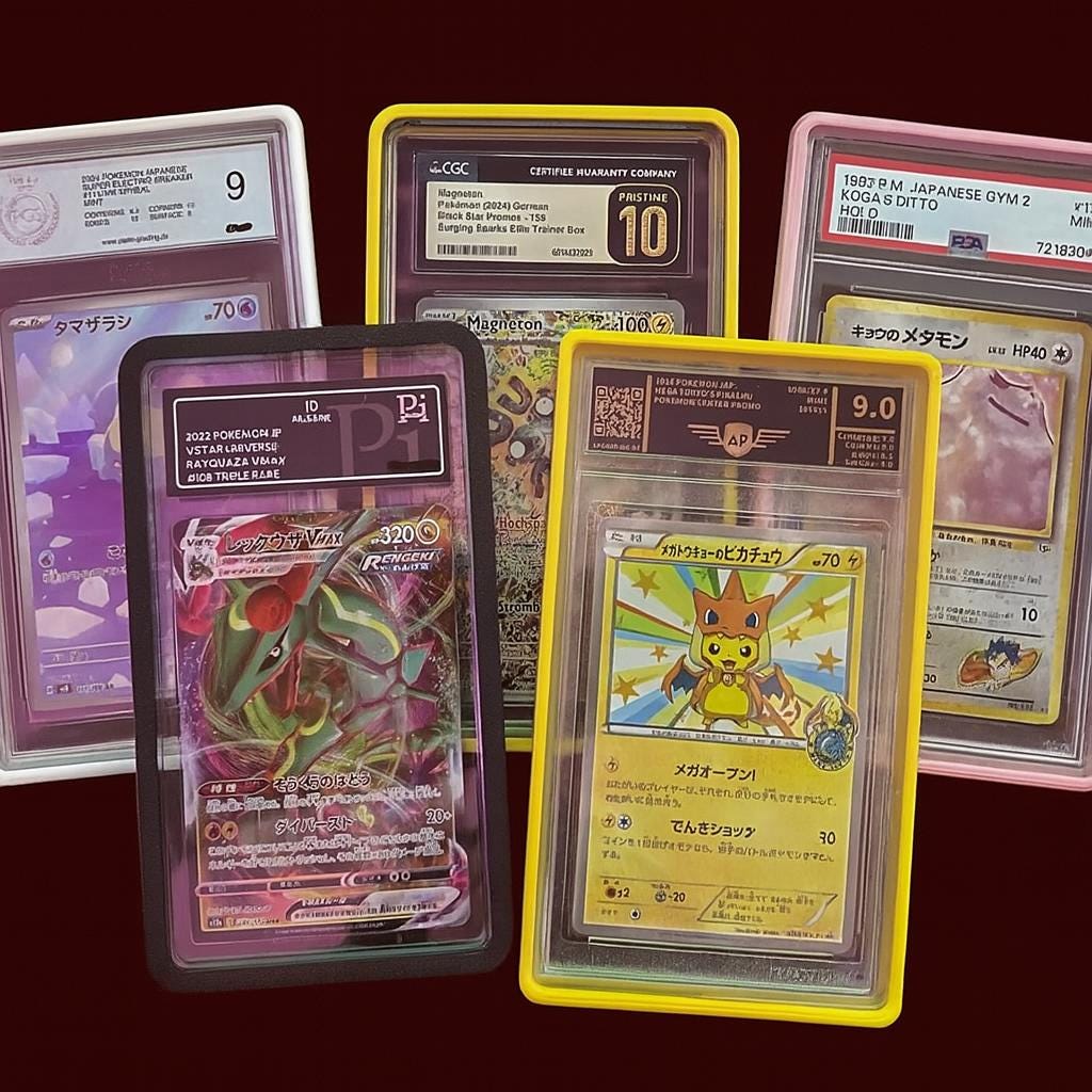 Graded Card Bumper Case – Colorful Protection for Slabs