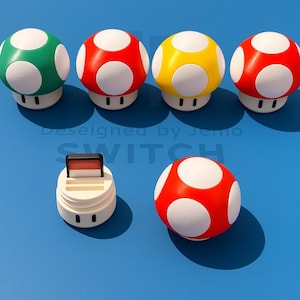 Porta tarjetas del juego Mario Mushroom
