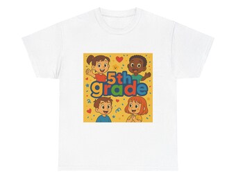 5th grade Graphic Tee, Fun Cotton T-Shirt, teachers, Casual Wear, Gift for Friends