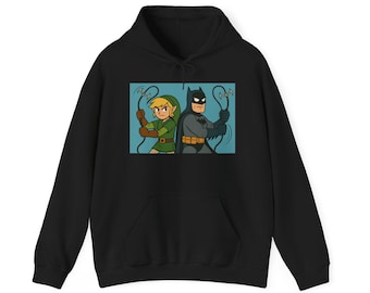 Grappling hook heros Unisex Hoodie, Geeky Sweatshirt, Cool Gift for Gamers, Cozy Costume, Christmas Apparel, Movie Fan Merchandise