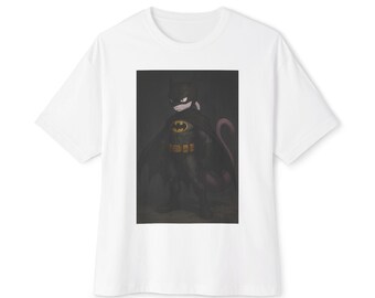 BatTwo Unisex Oversized Tee, Graphic T-Shirt, Comfortable Casual Wear, Gift for Comic Lovers