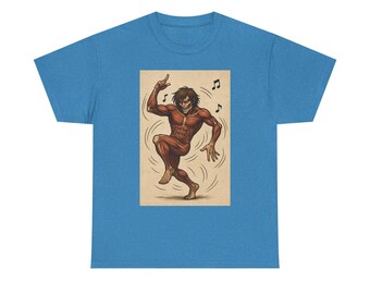 AOT dancing titan Graphic Tee, Fun Cotton T-Shirt, Perfect for Parties, Festivals, Music Lovers, Casual Wear, Gift for Friends