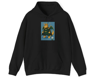 Dragonloki Unisex Hoodie, Geeky Sweatshirt, Cool Gift for Gamers, Cozy Costume, Christmas Apparel, Movie Fan Merchandise