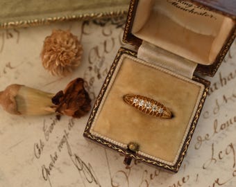 Victorian 18ct Gold Diamond Ring | Antique Five-Stone Design