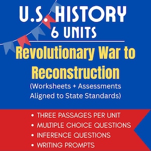 U.S. History Units 1–6 Bundle