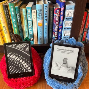 Kindle Pillow Blueberry and Apple Crochet PATTERN