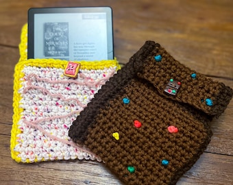 Cosmic Brownie/Pop-Tart Kindle Cozy Crochet Pattern