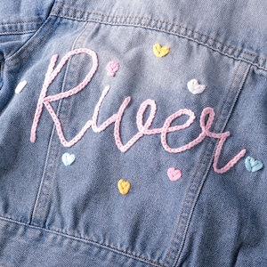Handmade Jean Jacket for Kids | Personalized Birthday Outfit
