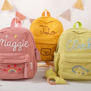 Personalized Toddler Backpack with Name – Custom Preschool Bag for Kids – Cute School Bag Gift for Boys and Girls