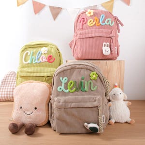 Personalisierter Kleinkind-Rucksack: Personalisierte Namensvorschultasche - Perfekte Idee für den Schulanfang