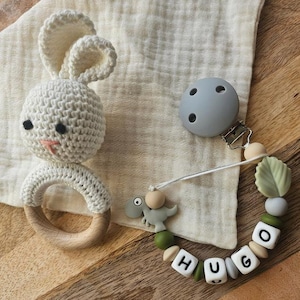 personalized dinosaur pacifier clip – dinosaur pacifier clip – silicone pacifier clip with name – baby boy birth gift