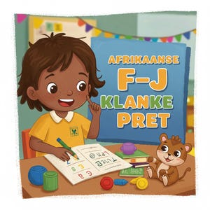 Afrikaanse Klanke Werkblaaie F–J | Voorskoolse PDF Cartas | Drukbare Pré-K Klankaktiwiteite