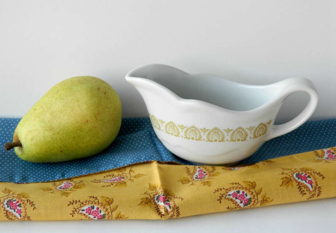 White Ironstone Gravy Boat. Restaurant Ware. French Country Etsy New