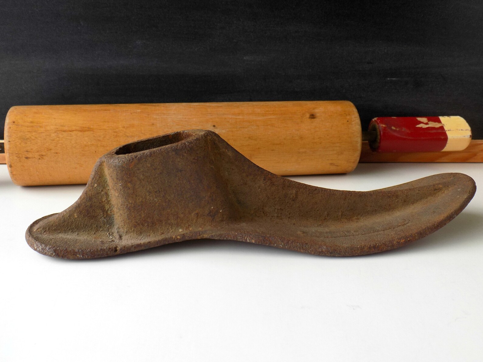 Antique Decor. Cast Iron Shoe Mold. Primitive Country Decor. Etsy
