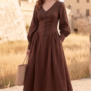 long sleeve brown wedding guest dress brown wedding guest dress with sleeves pretty BRIAR|Plus Size Chiffon  A-Line 3/4 Sleeves Asymmetrical Hem Wedding Guest Dress -parroquiadesanalbertomagno.com