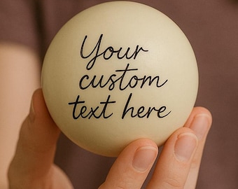 Personalized Engraved Cue Ball – Custom Billiards Ball Gift for Dad – Monogrammed Pool Ball – Father’s Day, Christmas, or Retirement Gift