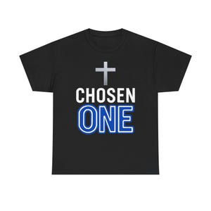 Christian Quote Jesus Cross Unisex Heavy Cotton Tee, Religious Shirt, Faith Apparel, Christian Clothing, Religious Gift, Christian Cross Tee