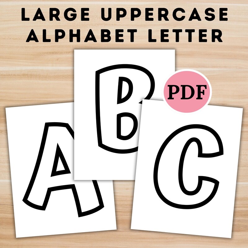 Large Paper Lettering Large Wall Letters - Etsy