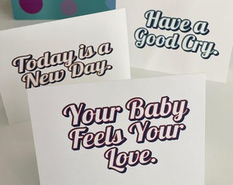 Tarjetas de aliento para mamá y papá de la UCIN: Mensajes divertidos y de apoyo (paquete de 12)