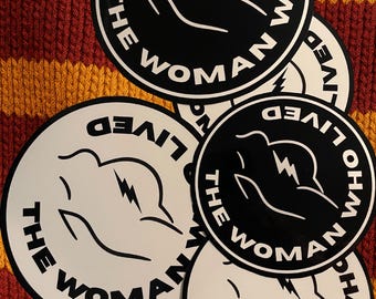 Calcomanía de vinilo impermeable "La mujer que vivió": Concientización sobre la salud materna