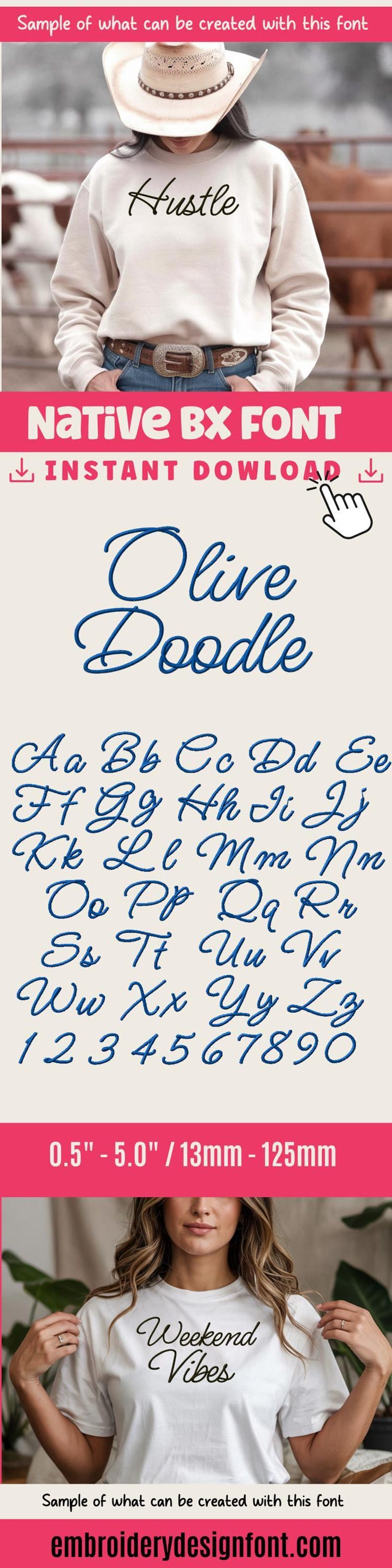 Bx Native Fonts Embroideryfont Downloadable Embroidery Machine Designs ...