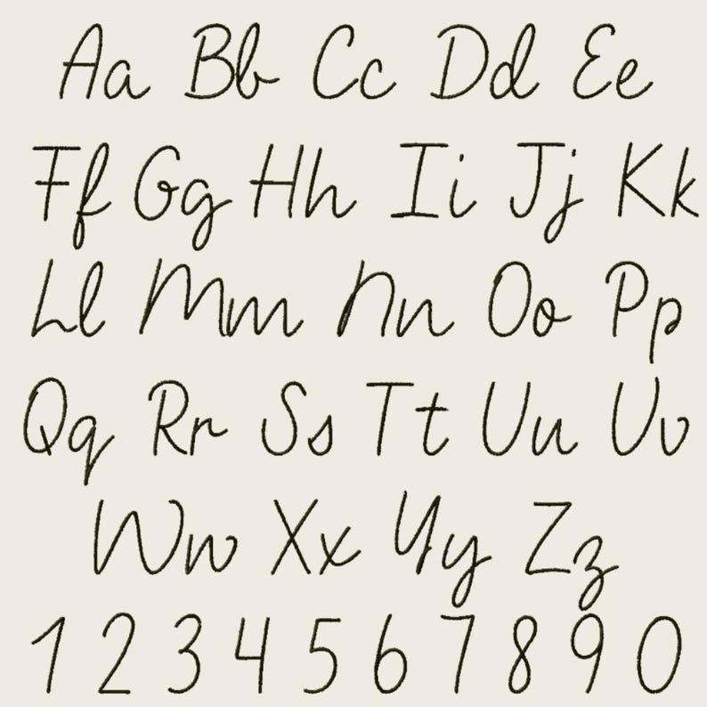 Exagerated Long Thin Script Font Skinny Script Embroidery Font Lolly Doodles Bx Font Machine Embroidery ...