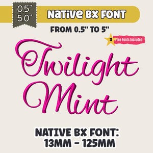 native bx font embroideri letter bxfont embroideryfonts alphabet embroidery font designer machineembroidery hand digitized alphabet Twilight