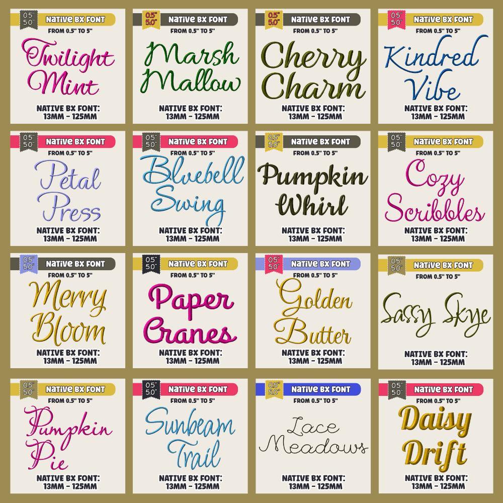 Native Print Font R Mega Bundle 560 Native BX Fonts – Elegant Vintage Alphabet Embroidery ...