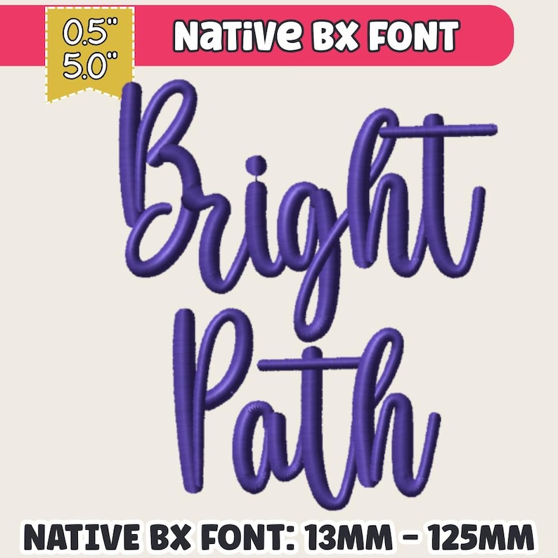 Thick Script Font Thick Script Embroidery Font Download Bx Font Machine Embroidery ...