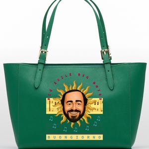 Italian Tenor Pop Art – Pavarotti Digital Print – Retro Opera Wall Decor – STELLARTE Collection