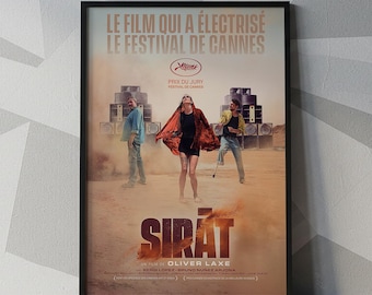 Affiche du film Sirat (2025) | Toile imprimée | Décoration murale | Affiche sans cadre | Affiche de couverture | Impression sur toile