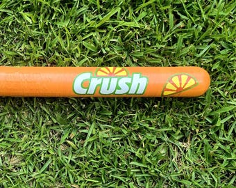 Taped Plastic Crush Baseball Bat, Pencil Bat, Plastic Baseball Bat, Novelty Baseball Bat, Custom Plastic Bat, Personalized Bat, Baseball