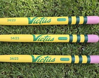 Taped Plastic Pencil Baseball Bat, Pencil Bat, Plastic Baseball Bat, Novelty Baseball Bat, Custom Plastic Bat, Personalized Bat, Baseball