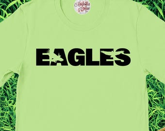 Eagles Bird T-shirt, Eagles Mascot Shirt, Eagles Shirt, Gift for Eagles Fan, Game Day Shirt, College Shirt, School Spirit Shirt, Eagles Tee
