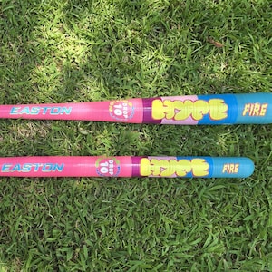 Hype Pool Taped Plastic Baseball Bat, Hype Fire Pool Plastic Bat, Plastic Baseball Bat, Baseball Gift, Custom Plastic Bat, Personalized Bat