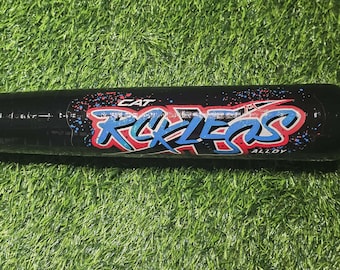 Marucci Rckless Taped Plastic Baseball Bat, Cat X Plastic Bat, Plastic Baseball Bat, Baseball Gift, Custom Plastic Bat, Personalized Bat