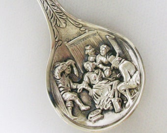 Fancy Taster Spoon Free US Ship No Monogram /