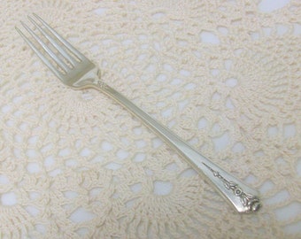 Spring Garden Youth Fork 1949 Holmes & Edwards No Monogram Free US Ship /