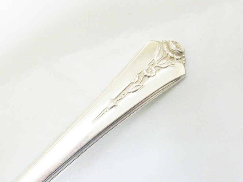Free US Ship Spring Garden 1949 Server Spoon