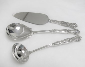 Sterling Casserole Spoon Ladle & Pastry Server American Silver Co Free US Ship /