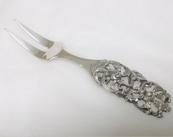 830 Silver Brodrene Lohne Fork Server Free US Ship No Monogram /