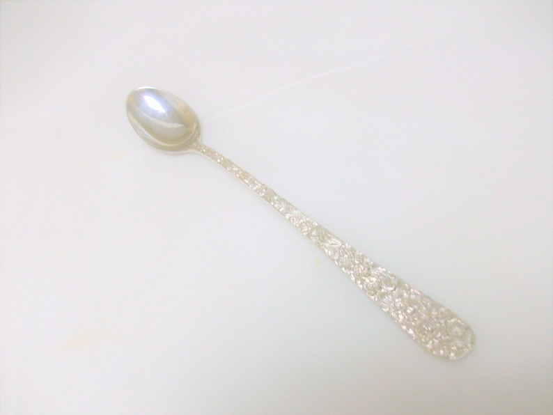 Rose by Stieff Sterling Silver Parfait Spoon 7 1//2/"
