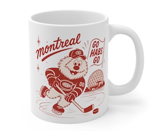 Montreal Canadiens Youppi Mascot Hockey Mug | Go Habs Go, NHL Fan