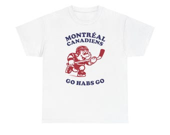 Montreal Canadiens Go Habs Go T-Shirt | Retro Hockey Youppi Tee