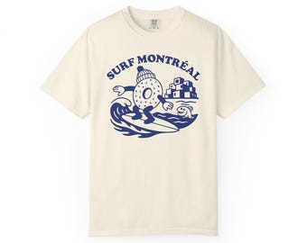 Surf Montréal Bagel Surfer T-Shirt | River Surfer Graphic