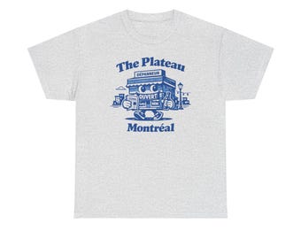 Plateau Montreal T Shirt Depanneur Cartoon Tee Montreal Neighbourhood Shirt Montreal Souvenir Gift Local Corner Store