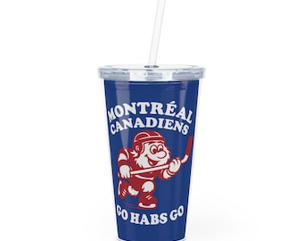 Montréal Canadiens Go Habs Go Tumbler | Youppi Hockey Logo Travel Cup