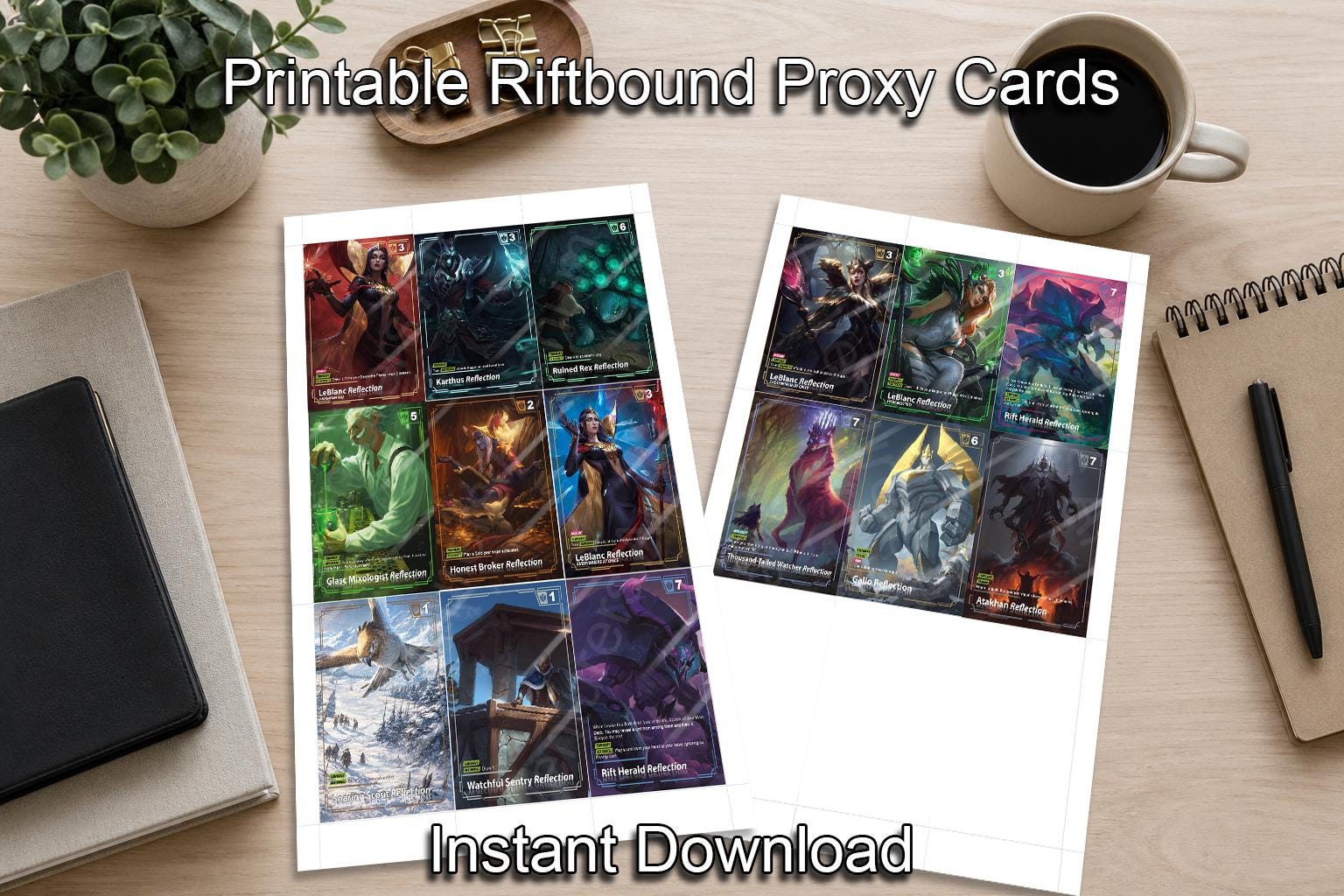 リフトバウンド　riftbound counter strike 2枚 Riftbound - Etsy 日本
